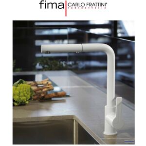 Fima Carlo Frattini – Miscelatore Monoforo Lavello Con Doccia Estraibile F7029notbs Bianco Opaco