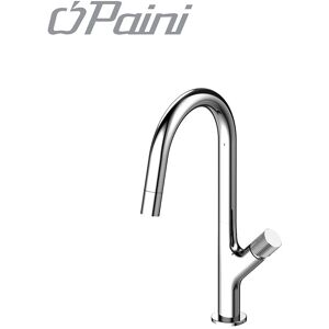 Paini Miscelatore Monocomando Monoforo Lavello Cox Grip 7gcr591fu2 Con Doccia Estraibile