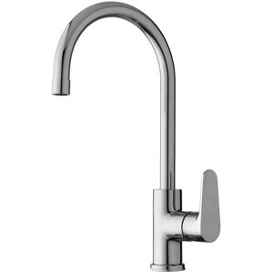 PAFFONI Miscelatore monocomando per lavello con canna orientabile serie Green GR180CR Cromato Ottone