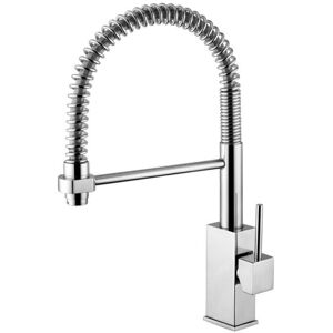 PAFFONI Miscelatore monocomando per lavello con canna orientabile serie Level LEA176CR Cromato Ottone