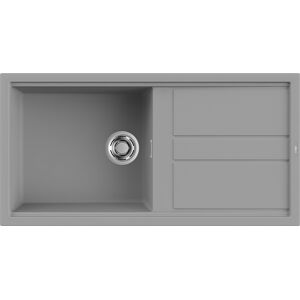 Elleci Lavello Incasso 1 vasca 100x51 Best 480 Keratek Plus Grigio Light Grey LKB48097