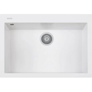 Tecnomat LAVELLO DIAMANT 76x50 cm IN GRANIT BIANCO 1 VASCA