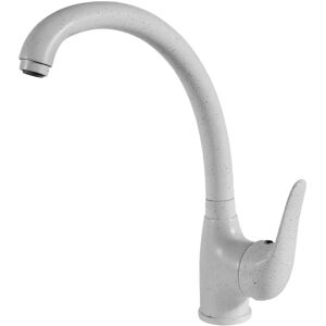 Aquapro MISCELATORE LAVELLO ACQUAPRO BOSIA BIANCO BOCCA AD ARCO ALTA CARTUCCIA Ø 40 mm