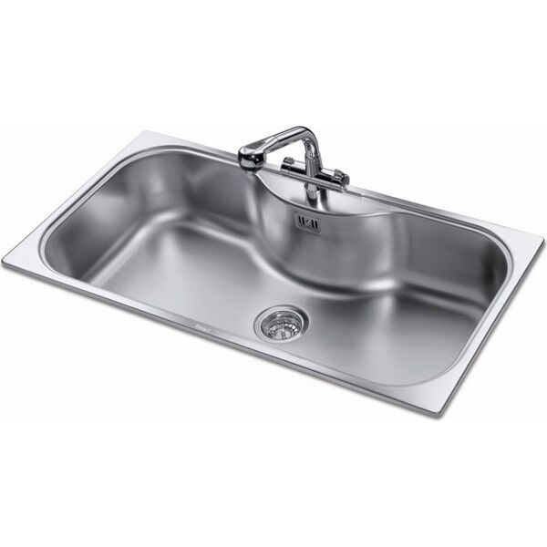 foster 1555 600 lavello cucina 1 vasca da incasso larghezza 97 cm materiale acciaio inox finitura spazzolato - 1555 600 uragano