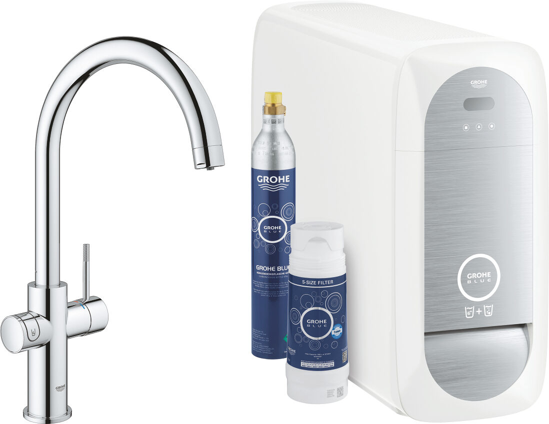 Grohe Blue HOME - Sistema di filtraggio e raffreddamento acqua con INSTALLAZIONE INCLUSA - 31455001