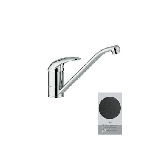 GABOLI LUIGI Gaboli 2160 Oasis Miscelatore Lavello Con Bocca Bassa Orientabile-Granito Ardesia