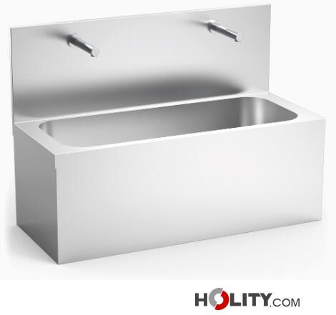 Lavabo Chirurgico 2 Utenze In Inox H509_96