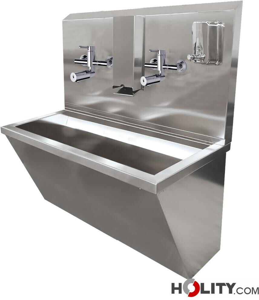 Lavabo Chirurgico 2 Canali Miscelatore Elettrico H601_18