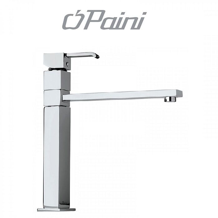 Paini Miscelatore Monocomando Monoforo Per Lavello Con Bocca A Fontana Paini Q 19cr579s