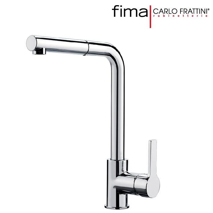 Fima Carlo Frattini – Miscelatore Monoforo Lavello Con Doccia Estraibile F7029ncr Cromo