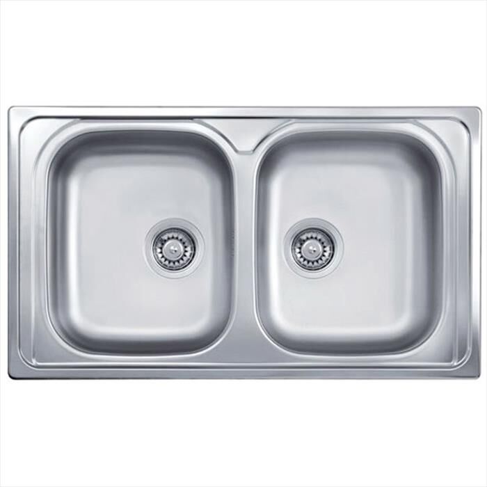 GLEM GAS Lavello Lineare Gl286ix 2 Vasche-inox