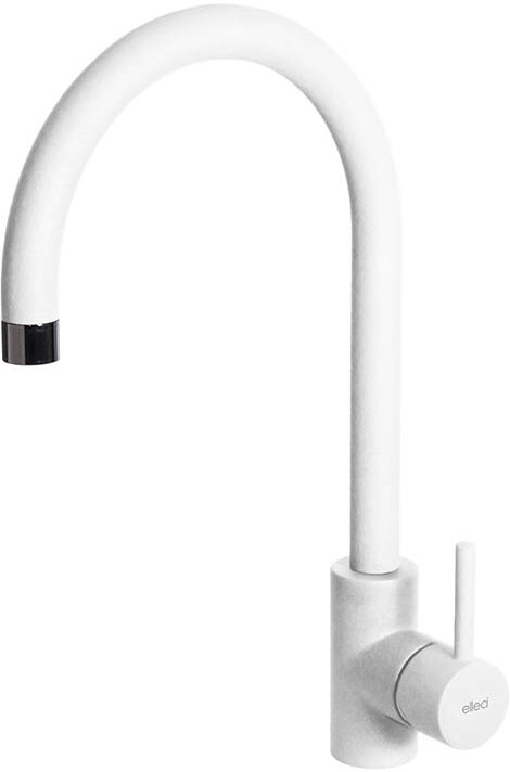 Elleci Rubinetto Miscelatore Cucina Cloud Keratek Plus White Bianco Assoluto MKKCLO96