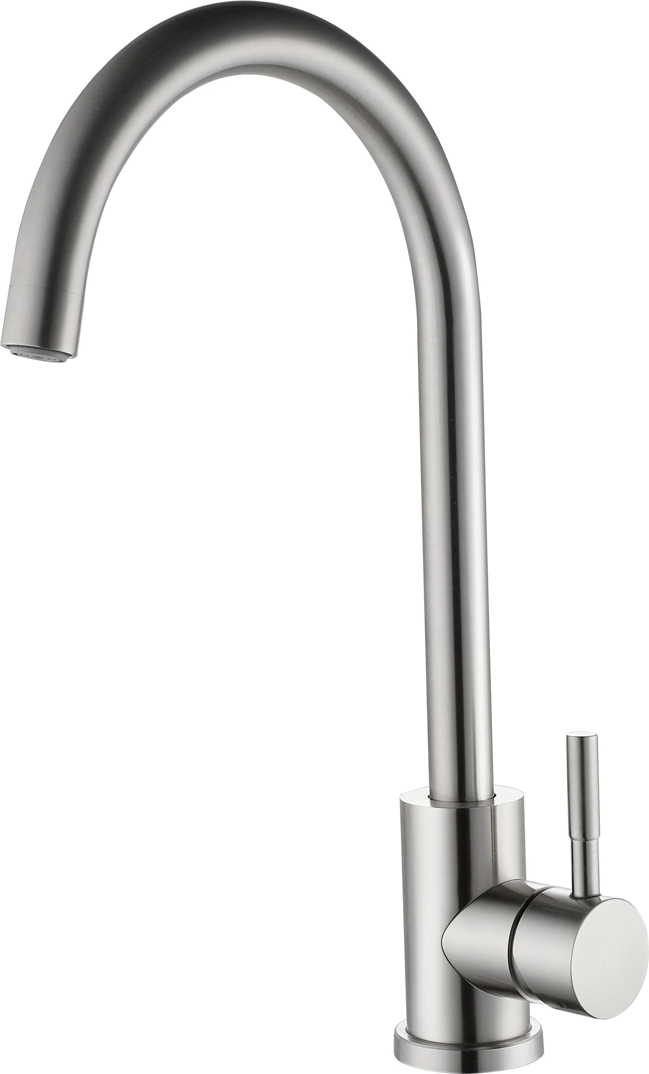 Aquapro MISCELATORE LAVELLO ACQUAPRO KALEIA INOX CON BOCCA ALTA AD ARCO CARTUCCIA Ø 35 mm