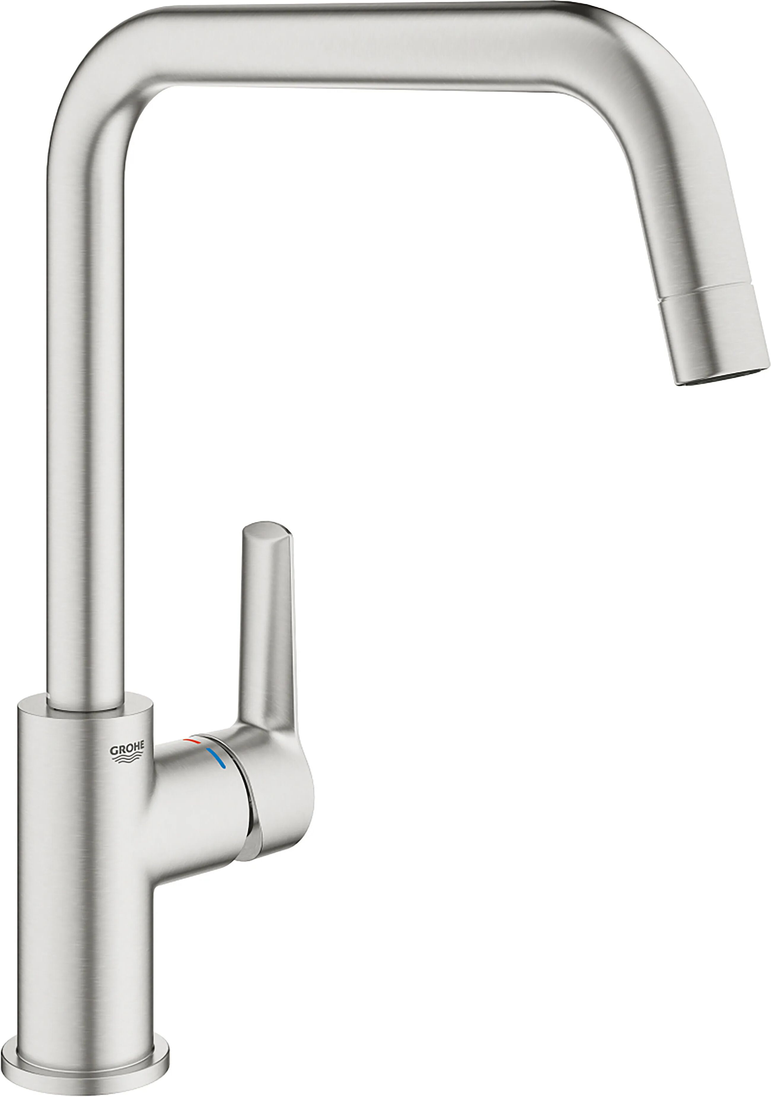 Grohe MISCELATORE LAVELLO  QUICKFIX START 30470DC0 BOCCA ALTA A SQUADRA CARTUCCIA ø 28 mm