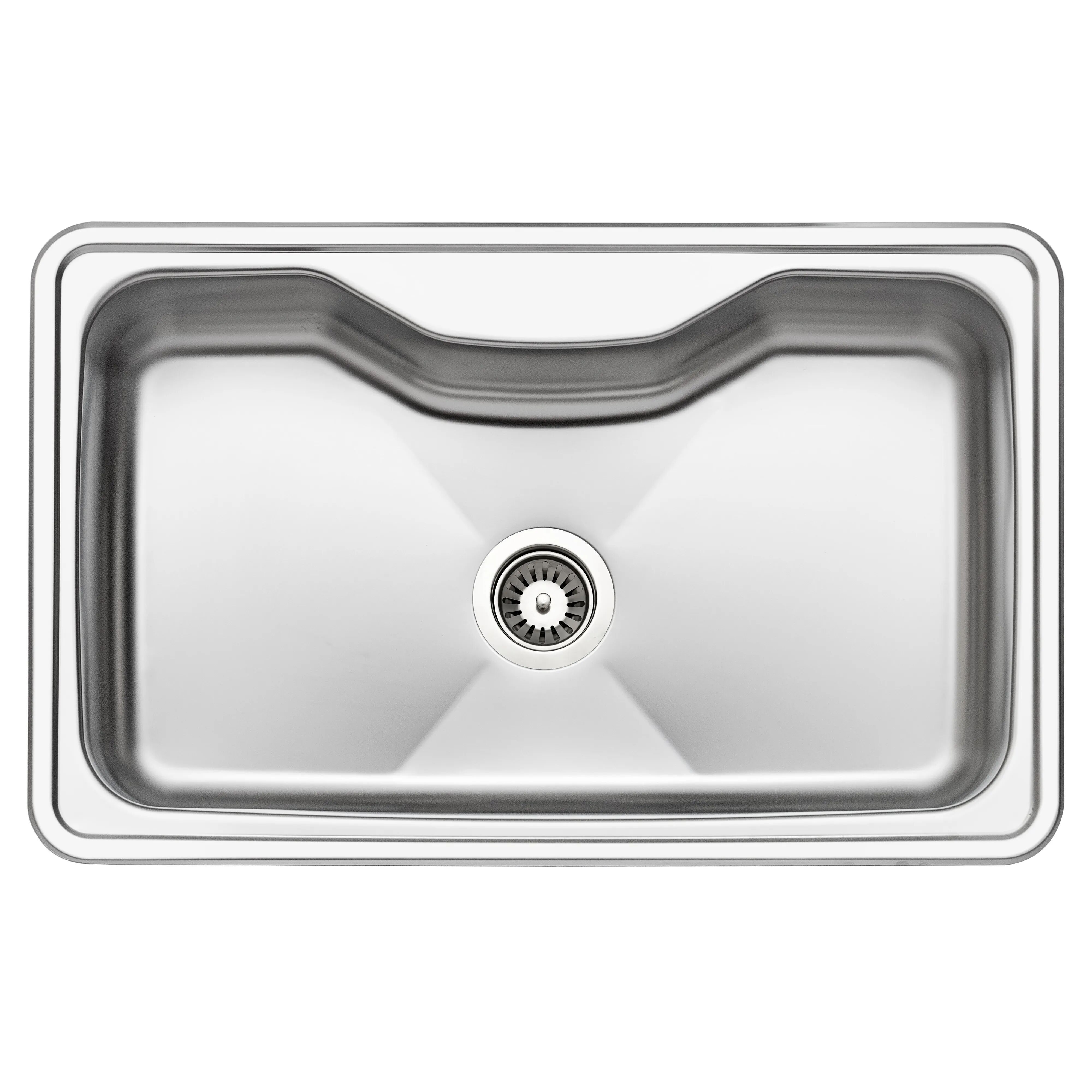 Apell LAVELLO CRITERIA 80x50 cm INOX SPAZZOLATO 1 VASCA PILETTA 3,5''