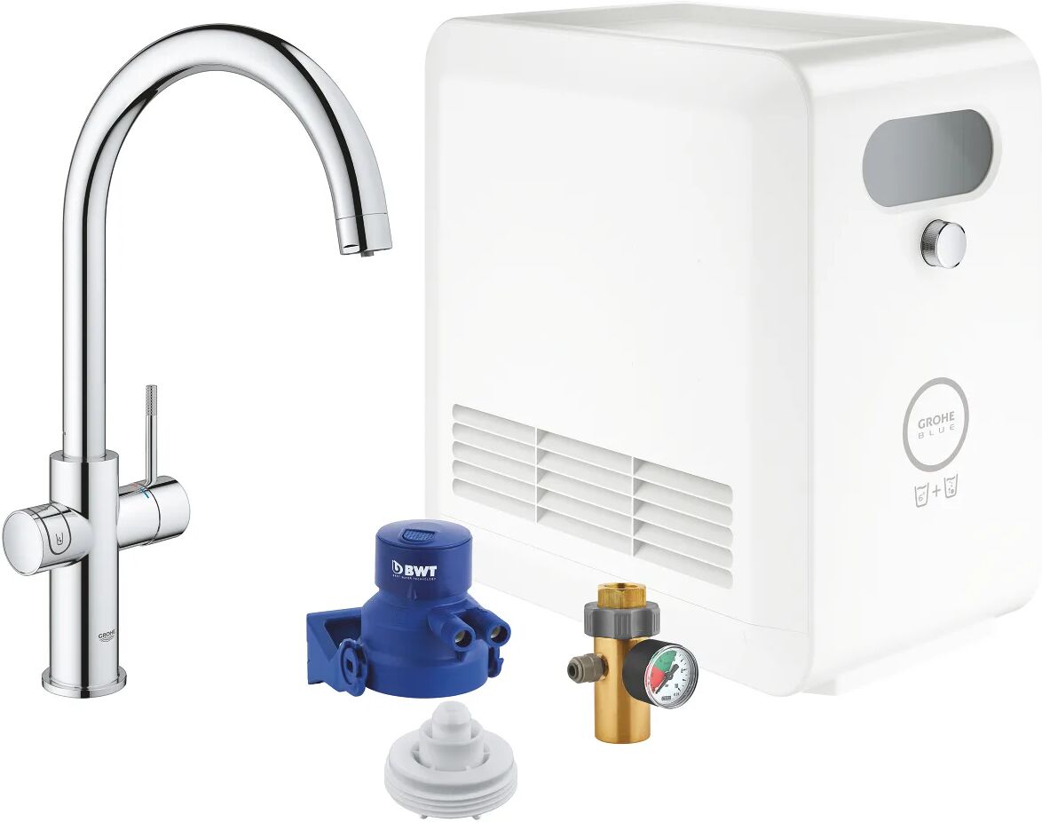 Grohe Blue Professional C-Auslauf Kit  mit C-Auslauf supersteel 31323DC2