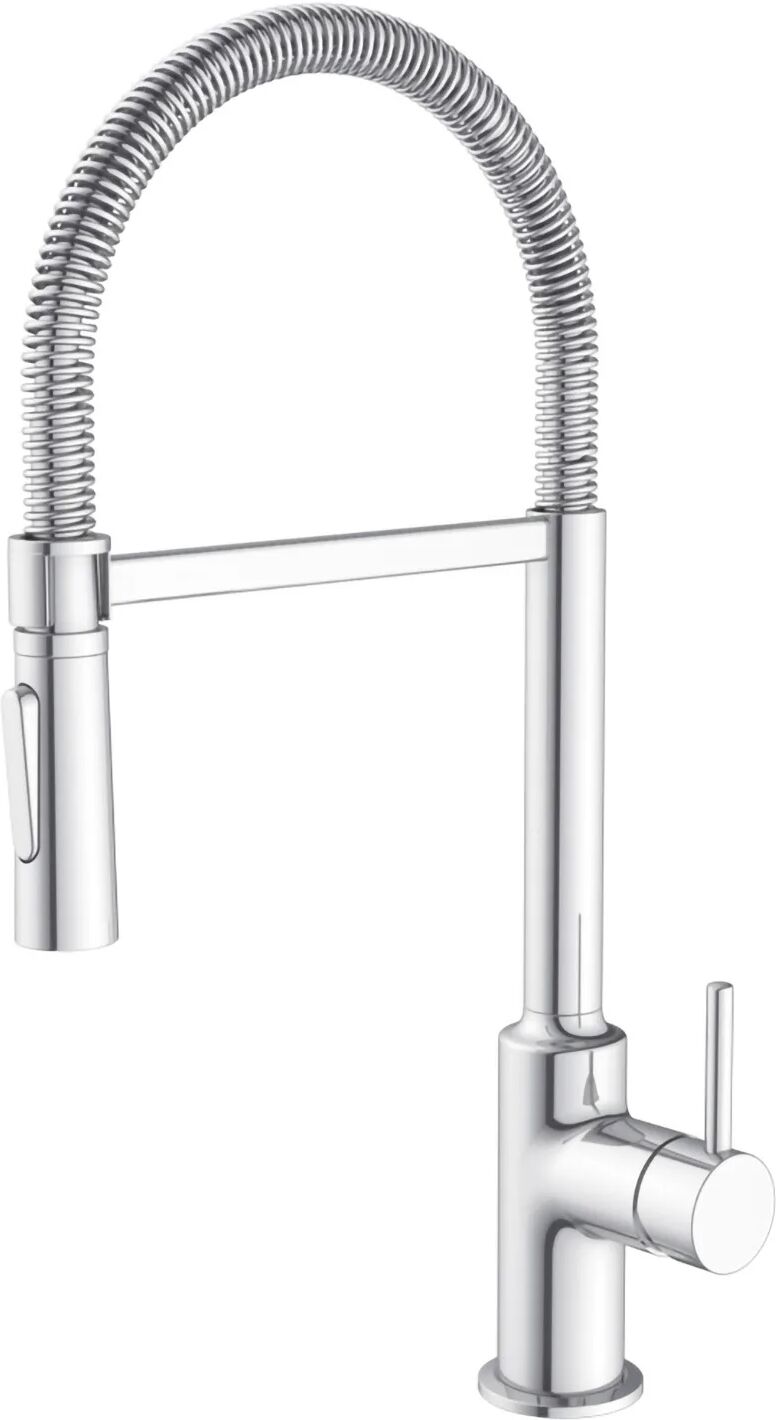 Ideal Standard Küchenarmatur, ausziehbare Handbrause, Semi-Professional CeraLook H: 43-68, T: 26,5 Ausladung: 21,5 cm chrom BC302AA