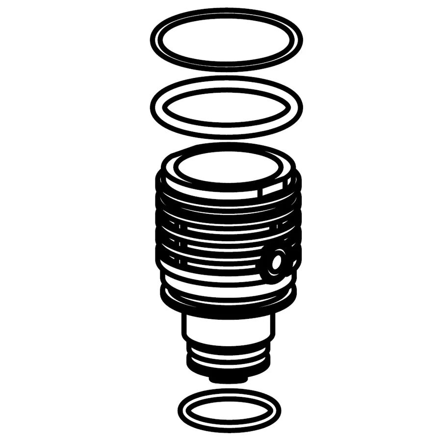 KWC Systema Ersatz-Auslaufadapter Systema passend zu Art. 10.501.134.000  Z.536.294