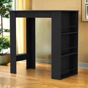 17 Stories Matthus 60 Cm' Solid Wood Kitchen Island black 100.0 H x 60.0 W x 97.0 D cm