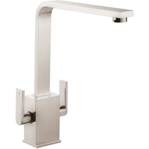 Rangemaster Pull Out Twin Lever Monobloc Tap gray 38.8 H cm