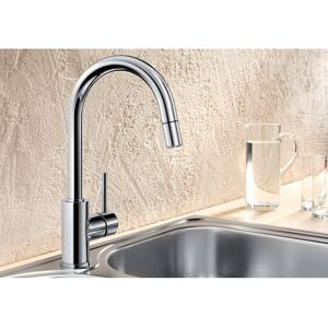 Blanco Mida Pull Out Faucet Single Lever Monobloc Tap gray 5.0 W cm