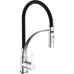 Eisl Carneo Single Lever Kitchen Faucet black/gray 5.5 H cm