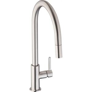 Abode Althia Pull Out Single Lever Monobloc Tap gray 9.6 W x 21.6 D cm