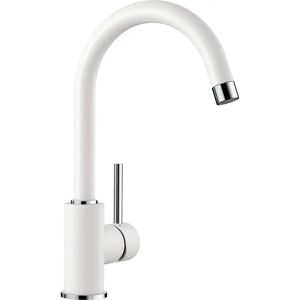 Blanco Mida Pull Out Faucet Single Lever Monobloc Tap white 5.0 W cm