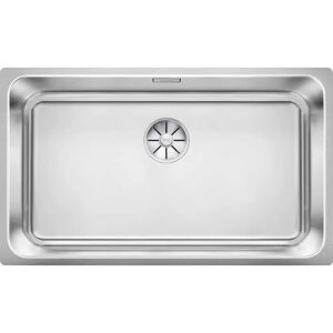 Blanco Solis Stainless Steel Single Bowl Undermount Kitchen Sink gray 18.5 H x 74.0 W x 44.0 D cm