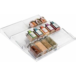 HOOPZI Spice Rack Spice Rack for Drawers Spice Rack Kitchen Spice Rack Drawer Large Capacity Expandable From 19.8 Cm To 38.7 Cm, Spice Storage Drawer 3