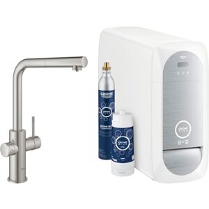 Grohe 31539DC0 Blue Home EHM SPT Automatically L-Outflow Starter Kit
