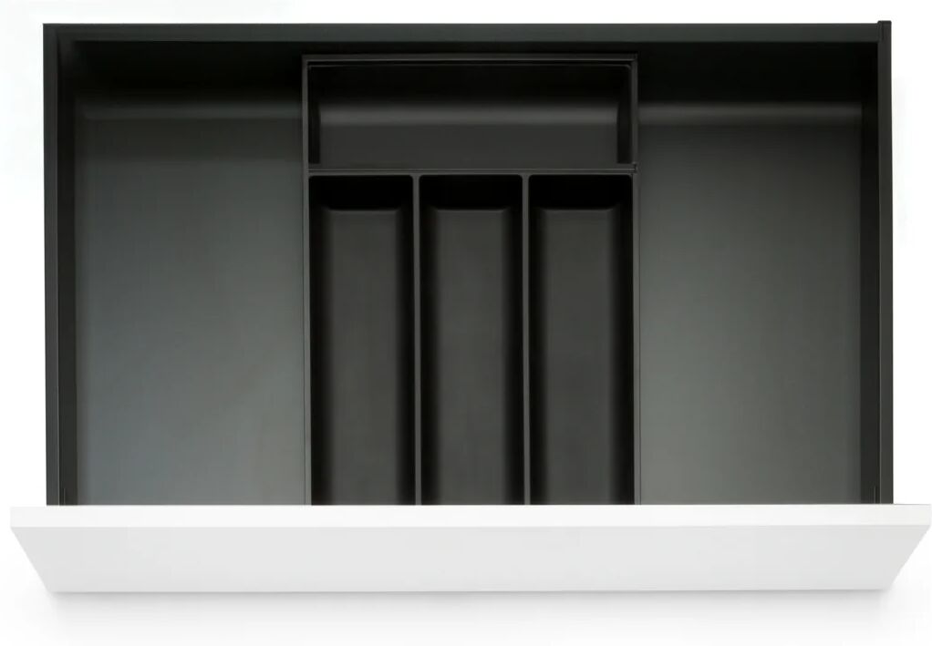 Cutlery Tray Steel, Depth 422 mm, Width 300 mm, Colour Carbon Black, Manufacturer Blum