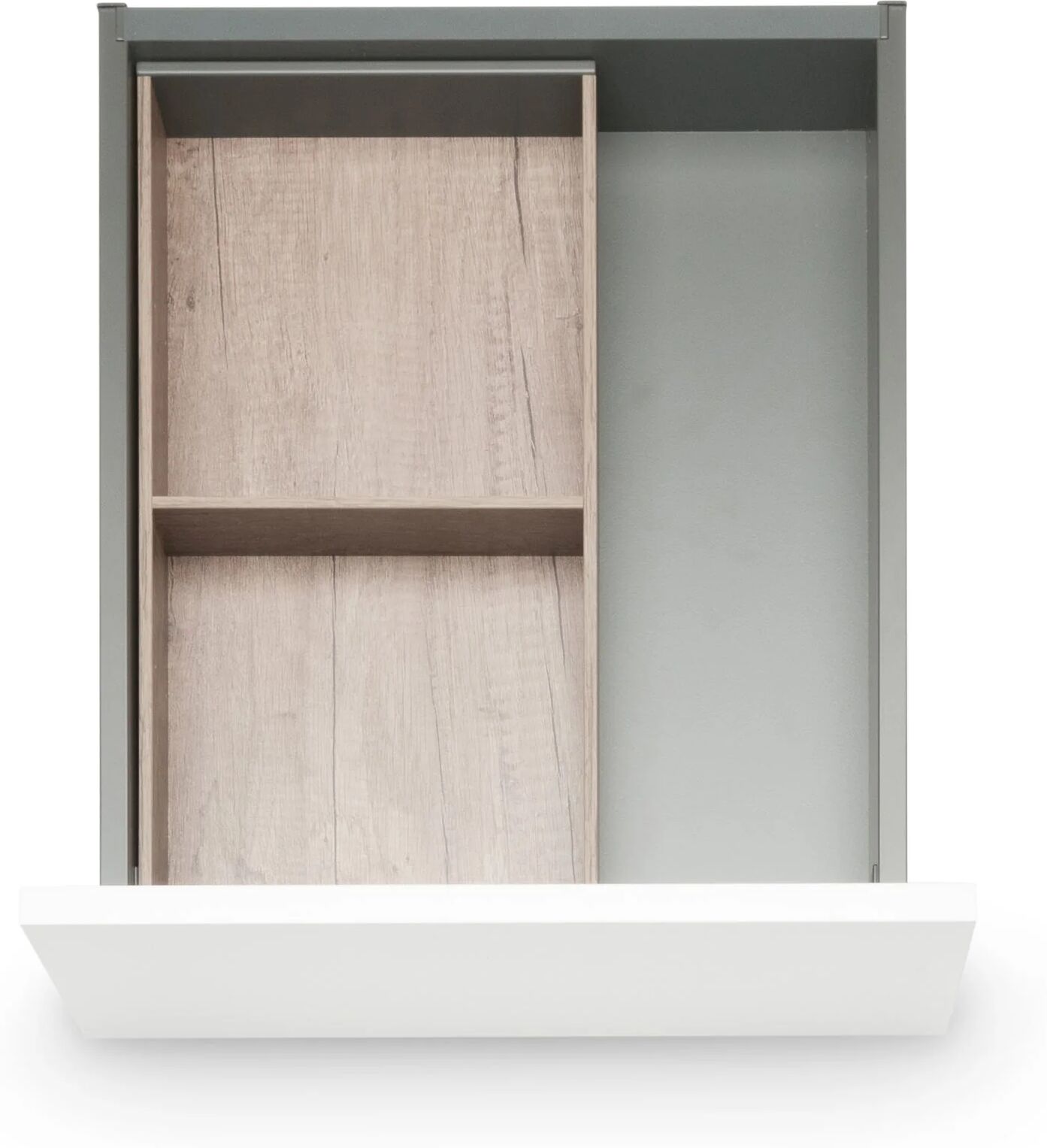 Drawer Insert Wood, Depth 422 mm, Width 200 mm, Colour Nebraska Oak, Manufacturer Blum