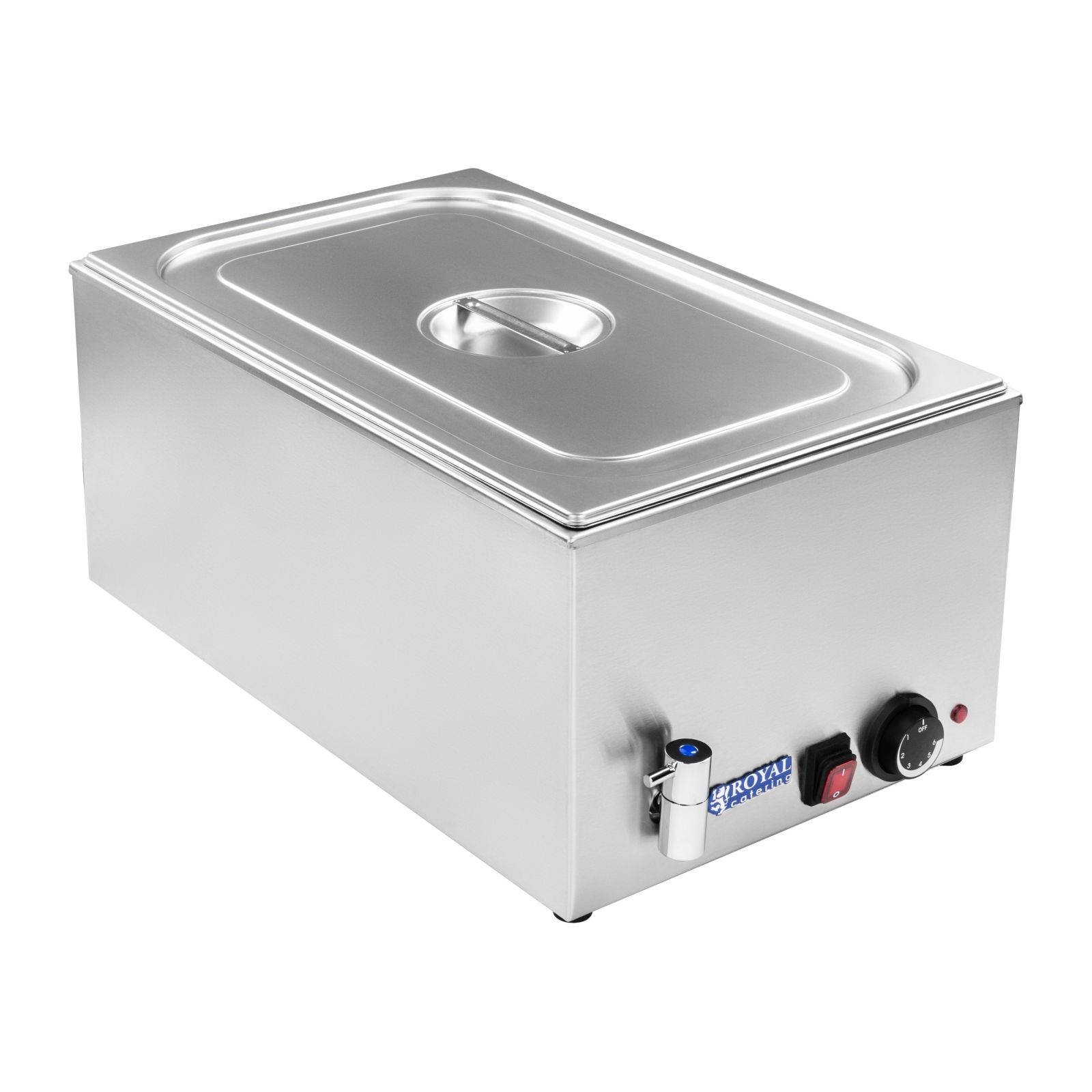 Royal Catering Bain-marie - GN container - 1/1 - drain tap RCBM-1/1-150A-GN
