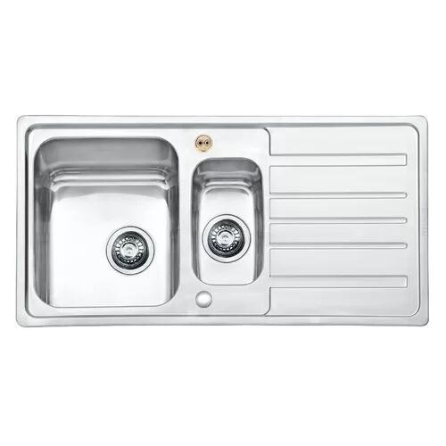 Bristan 1.5 Bowl Inset Kitchen Sink Bristan  - Size: 86cm H X 52cm W X 20cm D