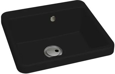 Abode Single Bowl Inset Kitchen Sink Abode Finish: Black  - Size: 140cm H X 180cm W X 140cm D