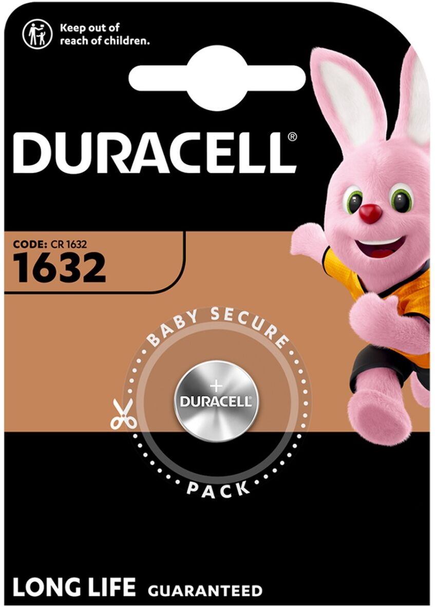 Duracell CR1632 DL1632 Lithium Coin Cell Battery