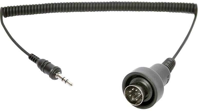 Sena 2-Way Motorola Twin-Pin Connector Radiokabel en størrelse Svart