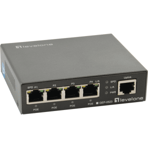 LEVELONE GEP0523 - Switch, 5-Port, Gigabit Ethernet, 4x PoE