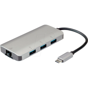 ROLINE 12021108 - Netzwerkkarte, USB-C, Gigabit Ethernet, 1x RJ45