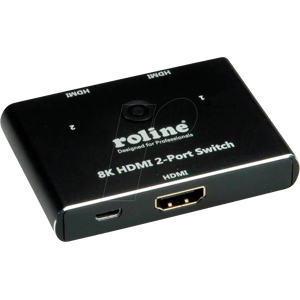 ROLINE 14013592 - HDMI Switch 8K, 2-Port