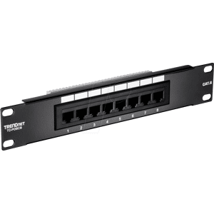 Trendnet TRN TC-P08C6 - Patchpanel, 8-Port, Cat.6, 1 HE