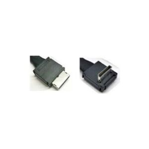 Intel OCuLink Cable Kit AXXCBL700CVCR - SAS internt kabel - 4i MiniLink SAS (SFF-8611) (han) lige til 4i MiniLink SAS (SFF-8611) (han) højrevinklet - 70 cm