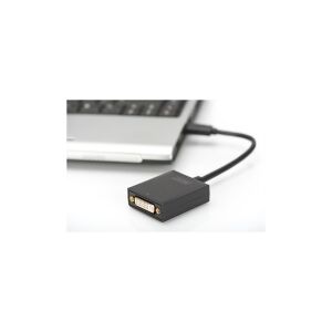 DIGITUS USB 3.0 to DVI Adapter - Ekstern videoadapter - USB 3.0 - DVI - sort