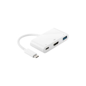 MicroConnect - Ekstern videoadapter - USB-C 3.1 - HDMI - hvid