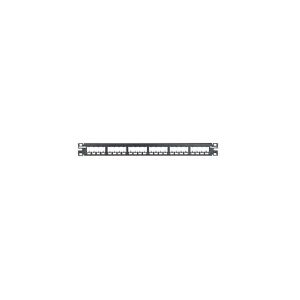 Panduit 24-port metal modular patch panel, RJ-45, Reolmontering, 1U, 482,6 mm, 43,7 mm, 17,8 mm