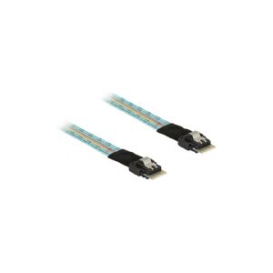 Delock - SAS internt kabel - SAS 24Gbit/s - 4i Slim SAS (han) til 4i Slim SAS (han) - 50 cm