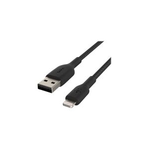 Belkin Components Belkin BOOST CHARGE - Lightning-kabel - Lightning han til USB han - 1 m - sort