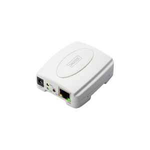 DIGITUS Fast Ethernet Print Server DN-13003-2 - Udskriftsserver - USB 2.0 - 100Mb LAN - 100Base-TX