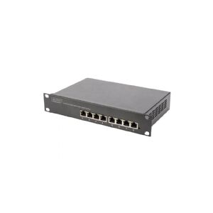 DIGITUS Professional DN-80114 - Switch - ikke administreret - 8 x 10/100/1000 - væg-monterbar